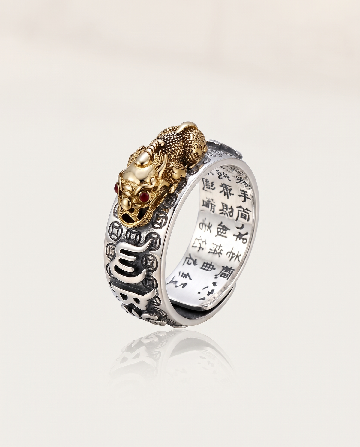 Pixiu Coin Ring