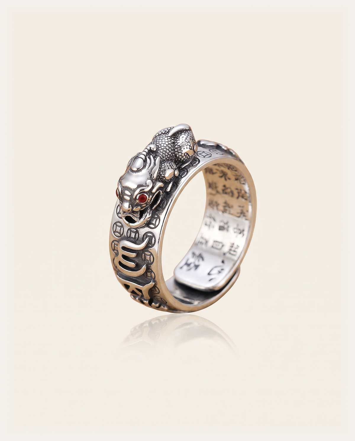Pixiu Coin Ring