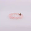 Natural Stone Charm | Rose Quartz Bracelet