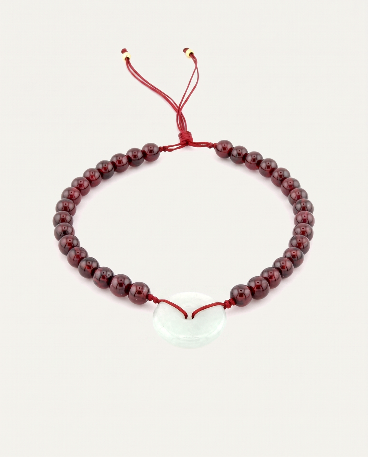 Red Agate & Jade Red String Bracelet photo 2