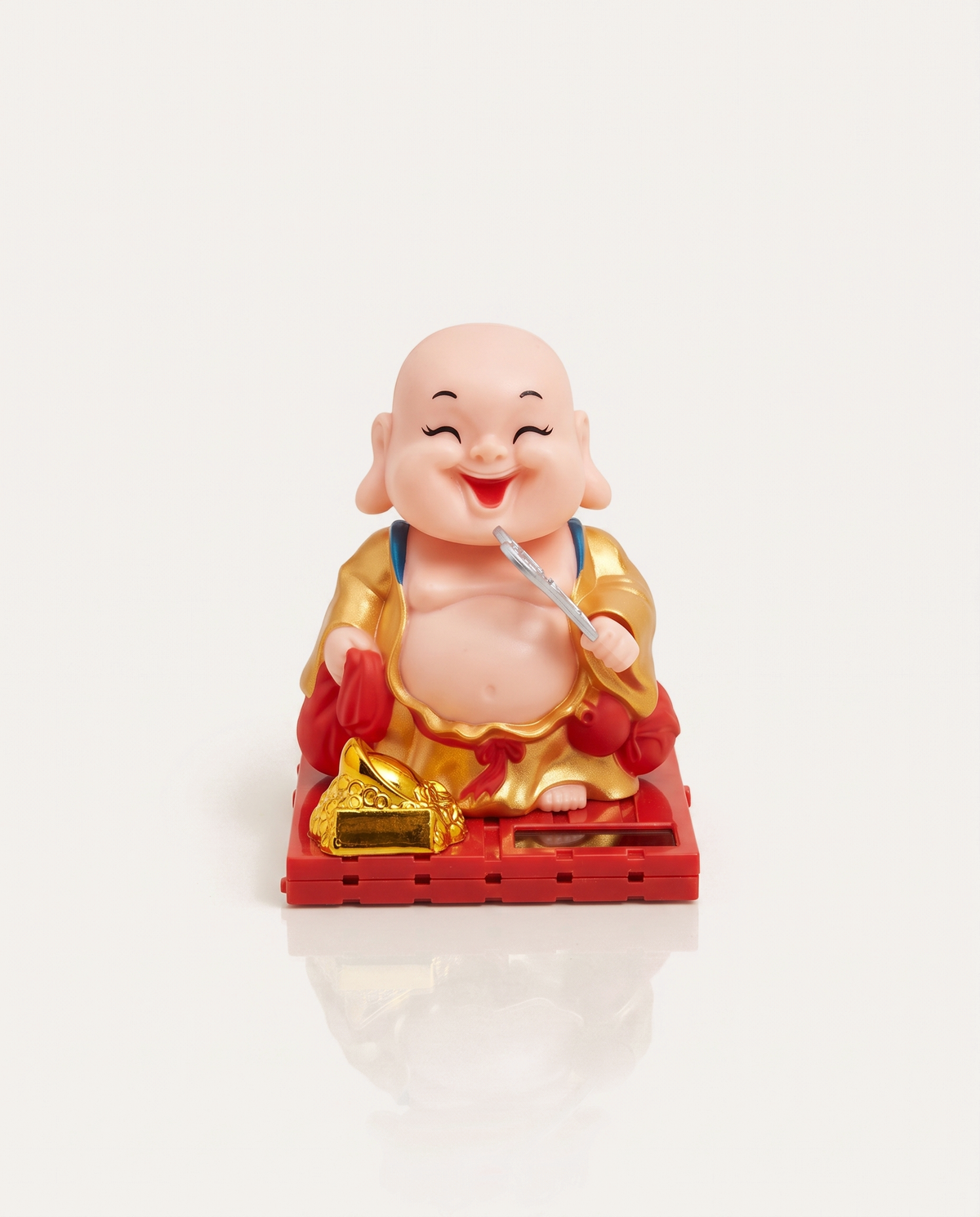 Solar Laughing Buddha