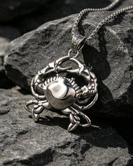 Steel Crab Pendant