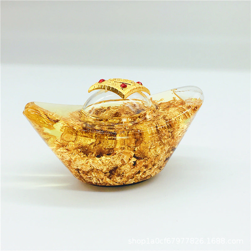 Gold flakes Golden Ingots