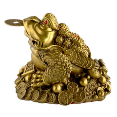 Brass Three Legged Toad, detail view (2)