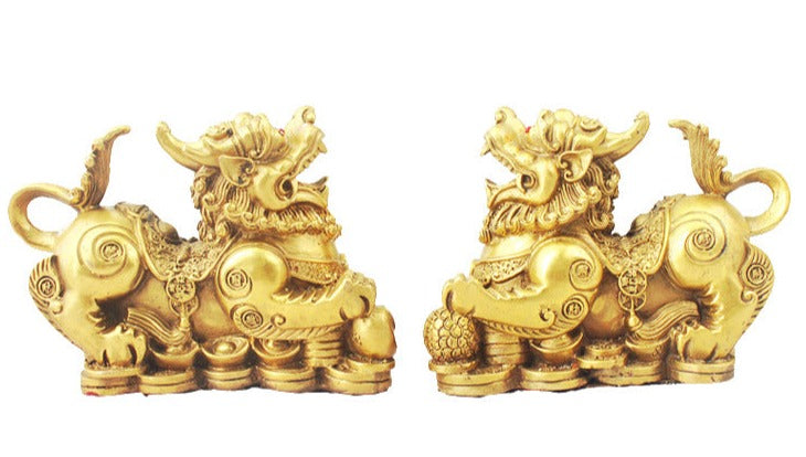 Brass Pixiu - Pair