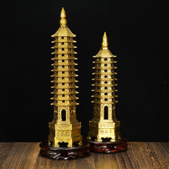 Pagoda Temple Statue, detail view