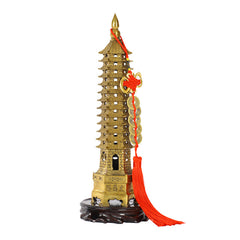 Pagoda Temple Statue, side view