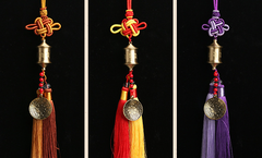 Tibetan Prayer Wheel Charm, alternate view